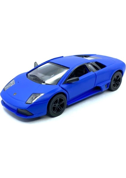 Lamborghini (Mat Renkli) Çek Bırak 5inch. Lisanslı Model Araç, Oyuncak Araba