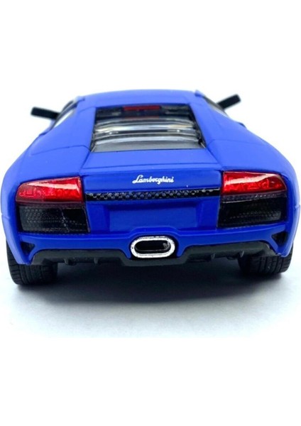 Lamborghini (Mat Renkli) Çek Bırak 5inch. Lisanslı Model Araç, Oyuncak Araba modelleri