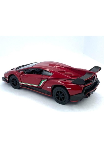 Lamborghini Veneno Çek Bırak 5inch. Lisanslı Model Araba, Oyuncak Araba 1:36 modelleri