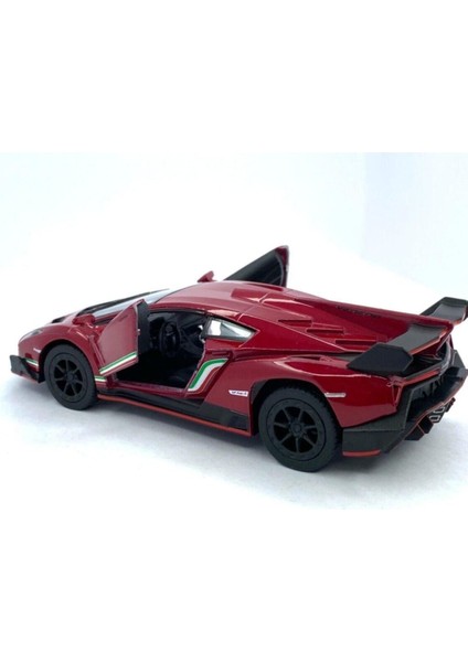 Lamborghini Veneno Çek Bırak 5inch. Lisanslı Model Araba, Oyuncak Araba 1:36 fırsatları