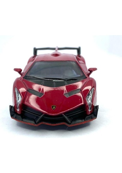 Lamborghini Veneno Çek Bırak 5inch. Lisanslı Model Araba, Oyuncak Araba 1:36 indirimleri