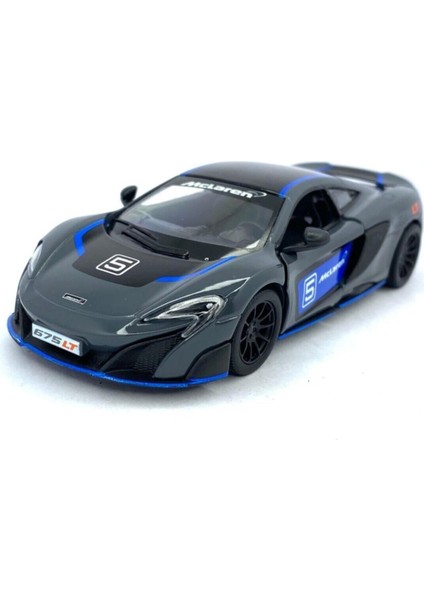 Mclaren 675LT (Modifiyeli) - Çek Bırak 5inch. Lisanslı Model Araba, Oyuncak Araba 1:36