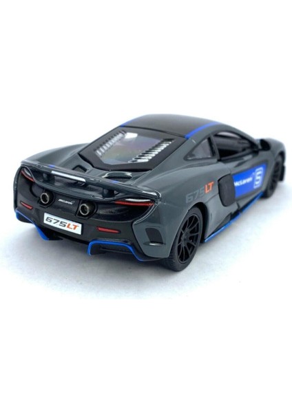 Mclaren 675LT (Modifiyeli) - Çek Bırak 5inch. Lisanslı Model Araba, Oyuncak Araba 1:36