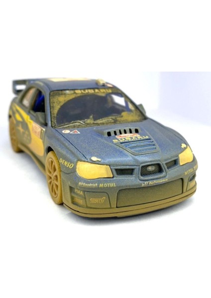 Subaru Impreza Wrc 2007 (Çamurlu) - Çek Bırak 5inch. Lisanslı Model Araba, Oyuncak Araba 1