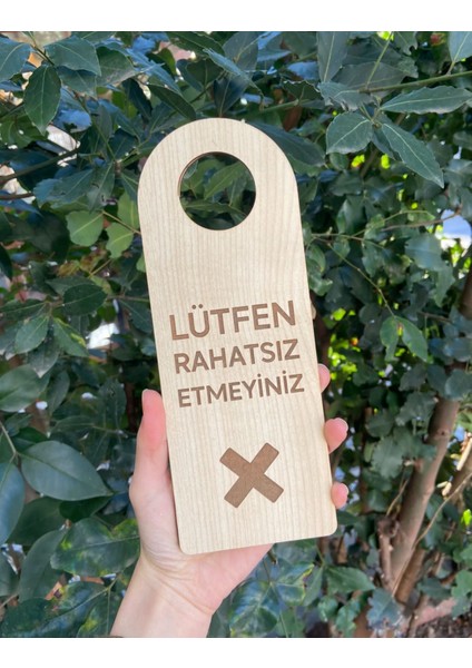 Lütfen Rahatsız Etmeyiniz Mdf Kapı Kolu Askısı fiyatları