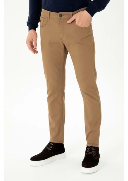Digital Jeans Dar Kesim Erkek Likralı Camel Renk Kot Pantolon fırsatları