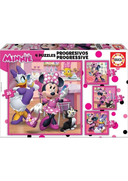 Minnie Happy Helpers 12-16-20-25 Parça Puzzl /