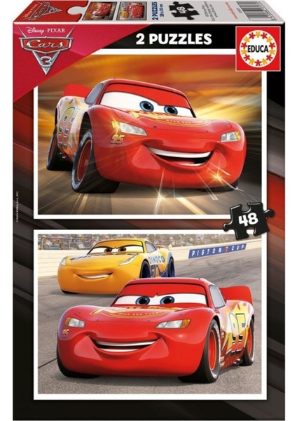 Puzzle 2X48 Parça Cars 3 17177