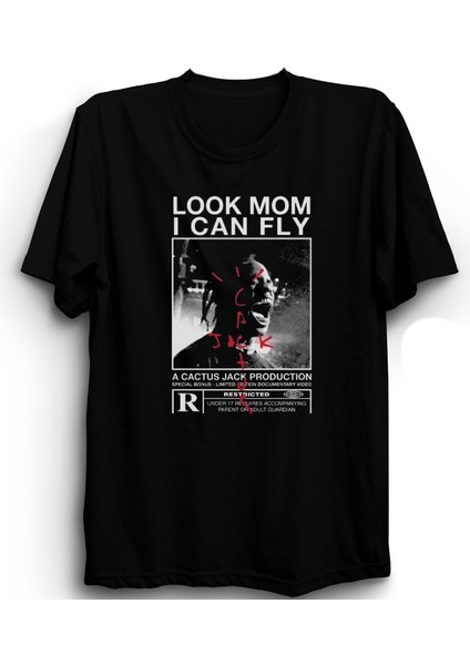 Travis Scott, Look Mom I Can Fly, Special Design, Rap Hiphop Tişört