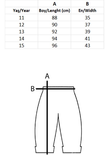 Kız Çocuk Önü Düğmeli Kendinden Kemerli Dar Paça Kot Pantolon