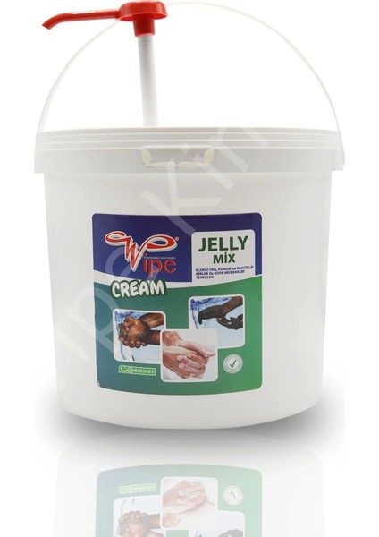 Jelly Mix Partiküllü El Temizleme Kremi 10 Kg+ Pompa