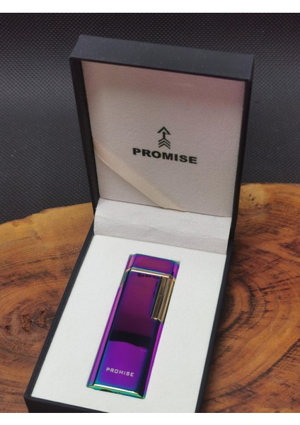 Kişiye Özel Promise Gökkuşağı Gazlı Çakmak