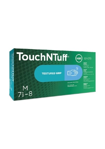 Ansell- Touchntuff® 92-670 100 Adet (Beden-8)