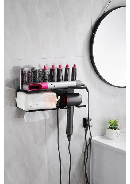 3Art Metal Dyson Airwrap Multistyler Stand - Saç Şekillendirici Organizer - Banyo Askısı