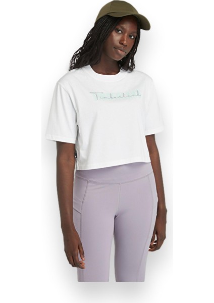 TB0A5VS3 Cropped Sleeve Tee T Kadın T-Shirt