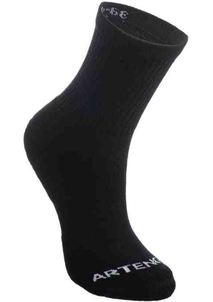 Tenis Çorabı - Yüksek Konç - Unisex - 3 Çift - Siyah - Rs 100 indirimleri