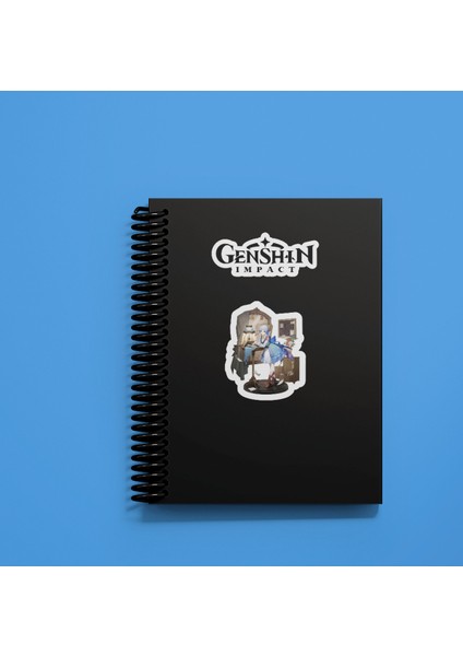 Genshin-Ayaka 2 Adet Sticker Set - Parlak Kağıt - fırsatları
