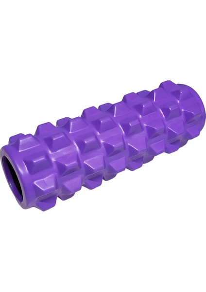 Yr-Purple Yoga Foam Roller Mor 12,3X33 cm