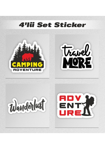 Adventure Camping Outdoor Karavan Off Road 4lü Ekonomik Set 17