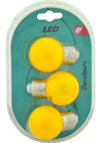 3 Adet Decolours 0.5W Dekoratif E27 Duy LED Ampul %85 Enerji Tasarruflu