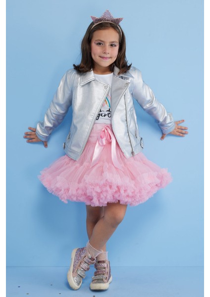 Pembe Kız Çocuk Tütü Etek - Bonita