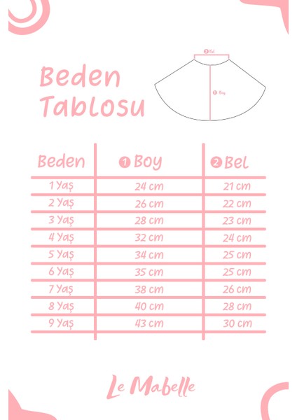 Pembe Kız Çocuk Tütü Etek - Bonita