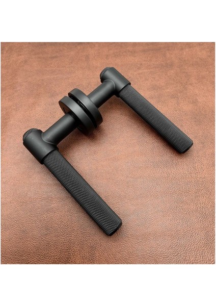 Özen Handles ZK62 Posh Punch Mat Siyah Rozetli Oda Kapı Kolu 4 Takım fiyatları