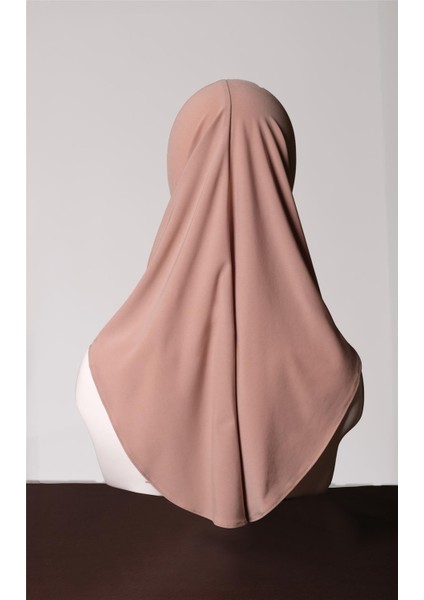 Sütlü Kahve Pratik Hazır Geçmeli Genç Tesettür Bone Sandy Kumaş Düz Hijab 2312_26 fiyatları