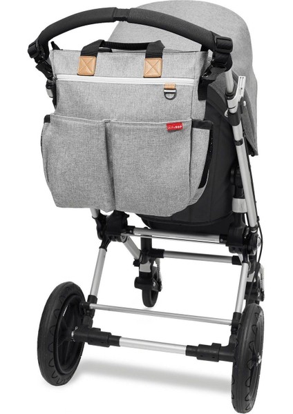 KTYRA52 Skip Hop Duo Orjinal Çanta Gri Melanj fırsatları