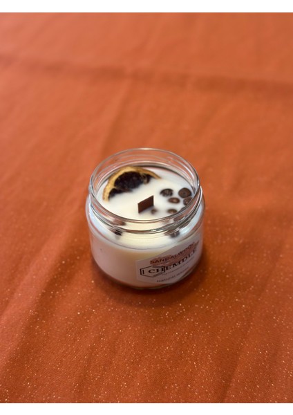 Chemdle Tarçın Çubuklu,narenciyeli,kahve Çekirdekli Kavanoz Mum modelleri