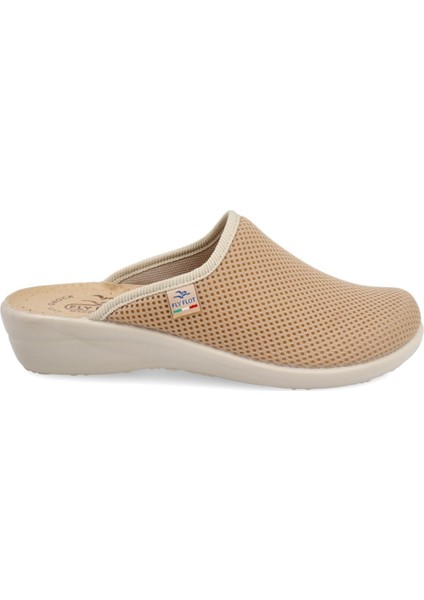 Kadın Terlik T4 368 Fe Fly Flot Cloth Woman Slıpper Beige modelleri