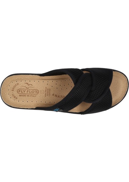 Kadın Terlik 83 G93 Fe Fly Flot Cloth Woman Slıpper Black fiyatları
