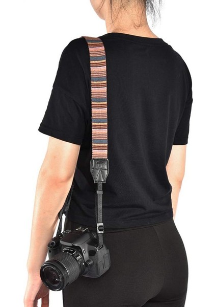 Retro Vintage Omuz Boyun Askısı Canon Nikon Sony Fujifilm Olympus - Model No.6 fiyatları
