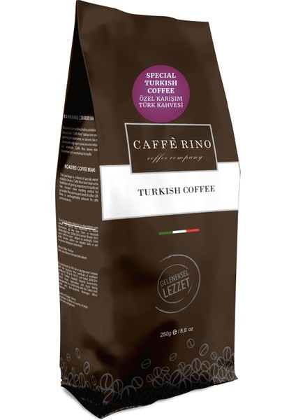 Caffe Rino Türk Kahvesi Special 250GR Paket Caffe Rino