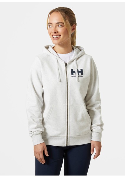 Helly Hansen W Hh Logo Full Zıp 2.0 Kapişonlu Sweatshırt