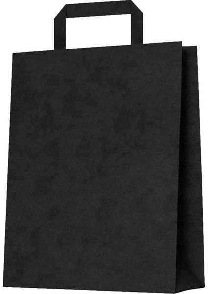 Flat Saplı Kraft Poşet 31X41X12 -Renkli-25 Adet