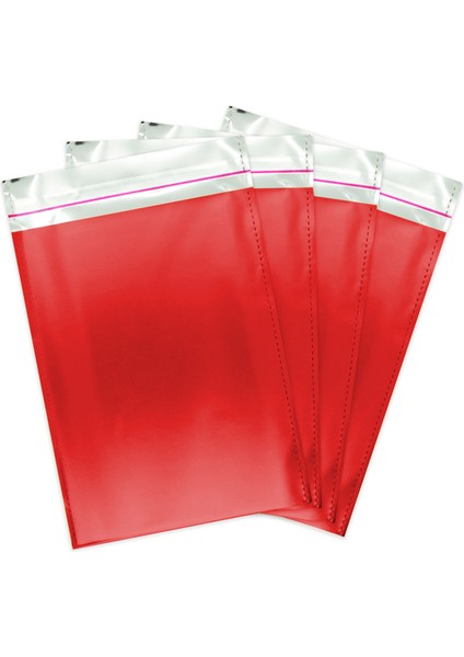 Metalize Poşet 100LÜ 35X50 -Kırmızı-