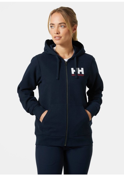 Helly Hansen W Hh Logo Full Zıp 2.0 Kapişonlu Sweatshırt