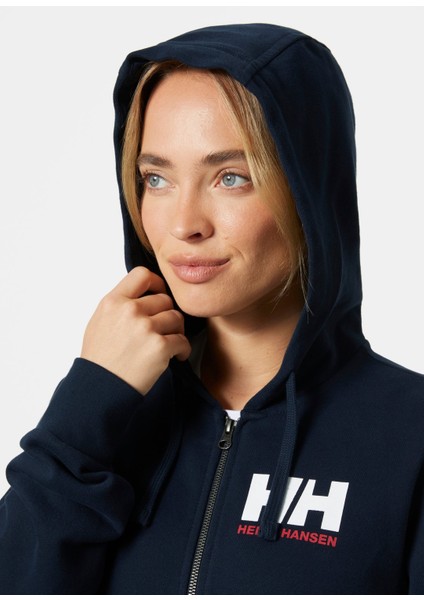 Helly Hansen W Hh Logo Full Zıp 2.0 Kapişonlu Sweatshırt