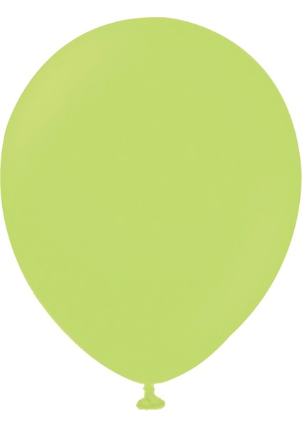 12" Pastel Balon 100LÜ -Limon Yeşili-