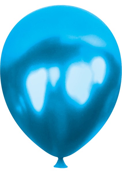 12" Pako Metalik Balon 100LÜ -Mavi-