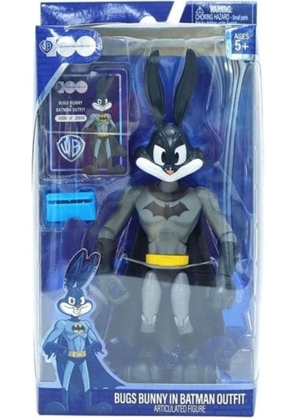 Gıochı Prezıosı Warner Bros Bugs Bunny-Batman Kıy Iyle 18 cm Koleksiyon Figürü WAW02000