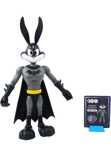 Gıochı Prezıosı Warner Bros Bugs Bunny-Batman Kıy Iyle 18 cm Koleksiyon Figürü WAW02000