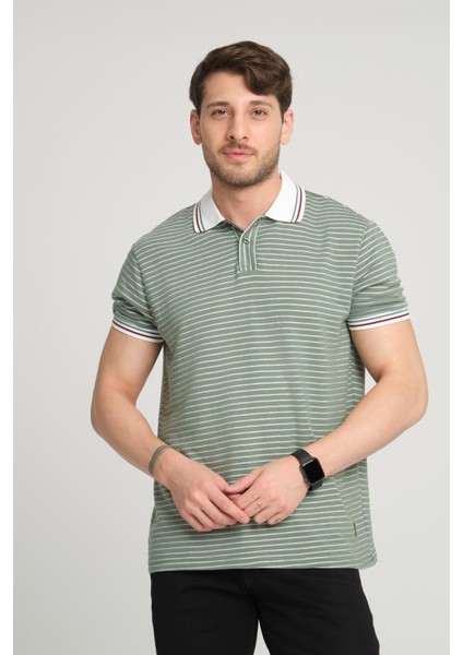 Çizgili Polo Yaka T-Shirt (E21-8500) fiyatları