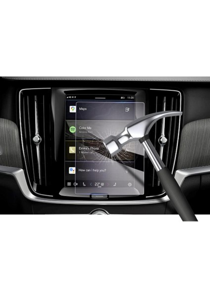 Volvo XC40 Mat Ekran Koruyucu 8.7 Inç Multimedya Şeffaf