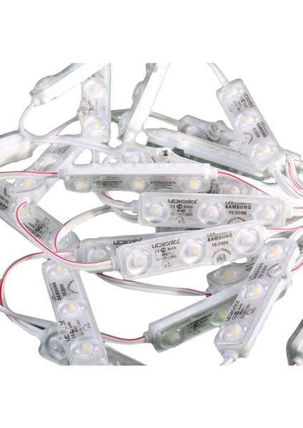 Ledronics 2835 Çipli Lensli Modül LED (25 ADET)(10000K)(BEYAZ) modelleri