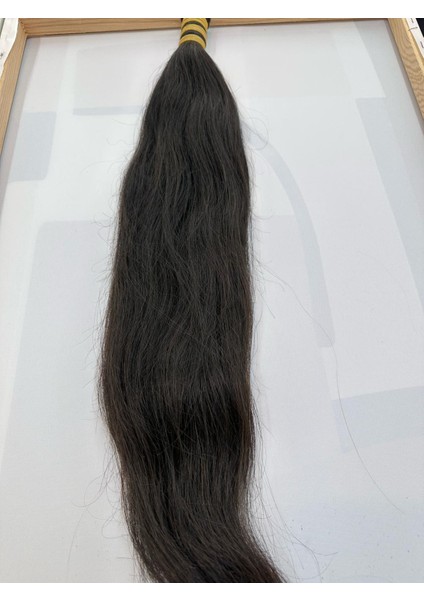 Doğal 55-60 cm %100 Gerçek Saç 200 Adet Boncuk Kaynak, 0,8 Gramdır 200 Adet 160 Gram Gelmektedir