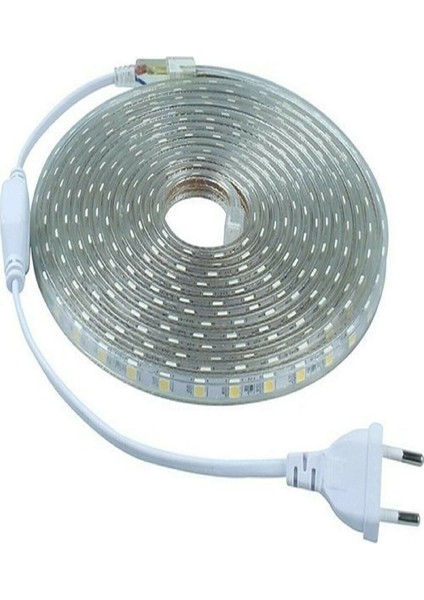 Şerit LED Hortum 3 Çip Dış Mekan Smd LED Beyaz Işık 1 Metre