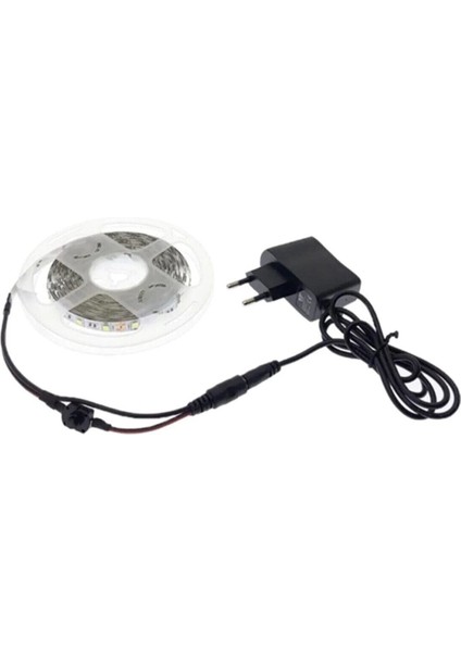 Mutfak Tezgah Üstü Için 2 M Beyaz Şerit LED 12V Adaptör Tak Çalıştır Aç Kapa Anahtar 3 Çip fiyatları