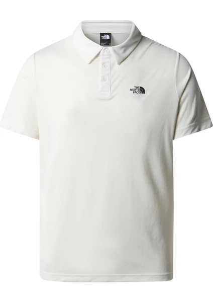 The North Face Tanken Polo Erkek Beyaz T-Shirt NF0A2WAZQLI1